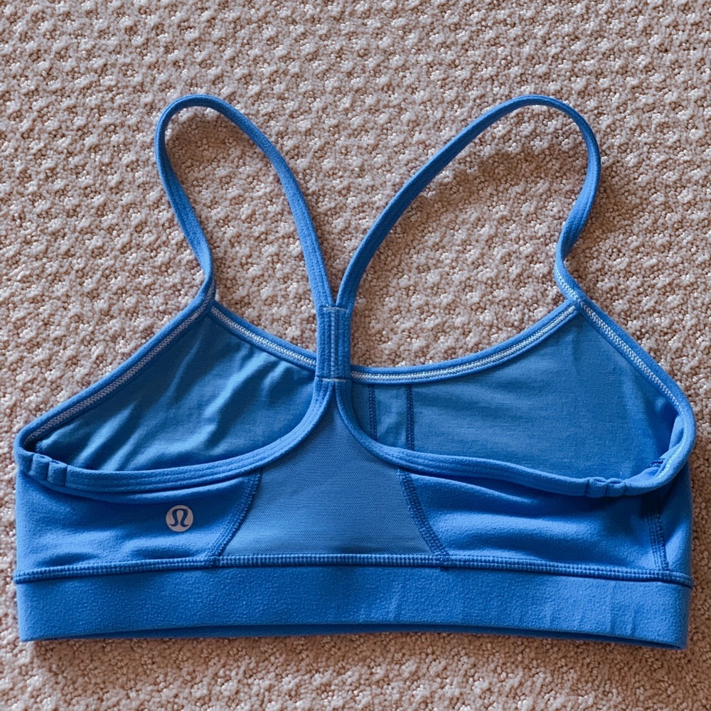 Royal blue lululemon yoga skinny strap sports bra